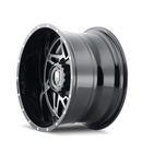 20x12 American Truxx Warrior Black/Machined 5x139.7/150 ET-44 wheel/rim-6