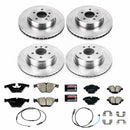 PowerStop OE Stock Replacement Low-Dust Ceramic Brake Pad and Rotor Kit