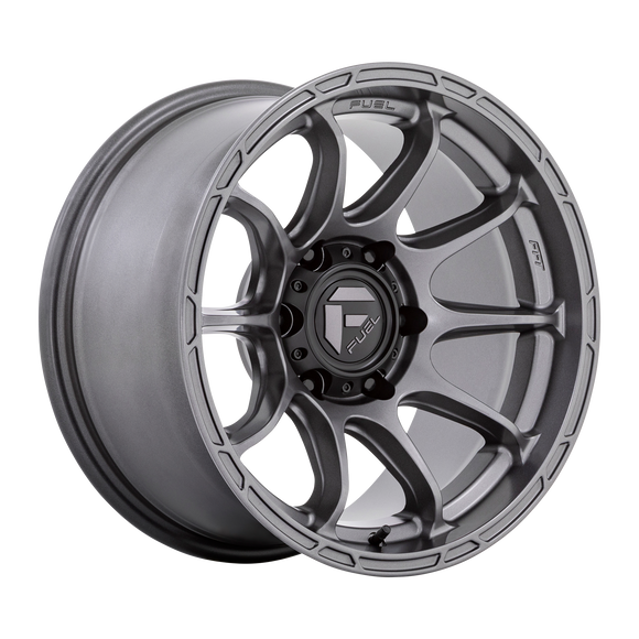 17X9 Fuel D793 Variant Matte Gunmetal 6X139.7 ET1 wheel/rim