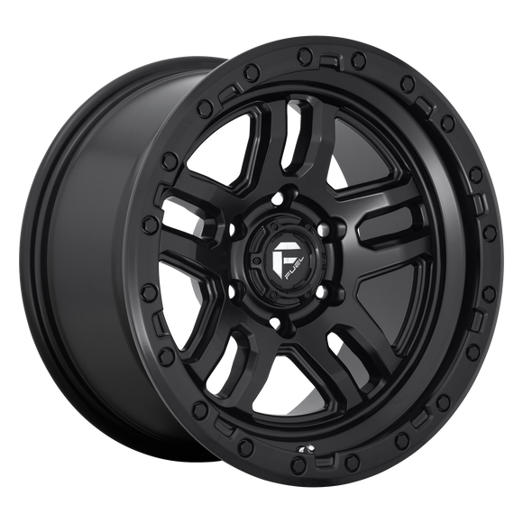18x9 Fuel Off-Road D700 Ammo Matte Black 6x135 ET1 CB87.1 Wheel Rim