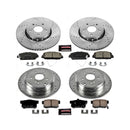 PowerStop Z23 Daily Driver Carbon-Fiber Ceramic Brake Pad and Drilled & Slotted