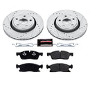 PowerStop Z23 Daily Driver Carbon-Fiber Ceramic Brake Pad and Drilled & Slotted