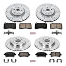 PowerStop Z23 Daily Driver Carbon-Fiber Ceramic Brake Pad and Drilled & Slotted