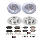 PowerStop Z23 Daily Driver Carbon-Fiber Ceramic Brake Pad and Drilled & Slotted