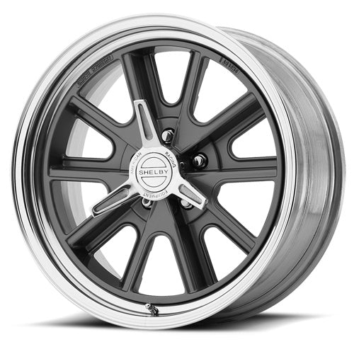 17x9.5 American Racing Shelby Cobra Gray Wheel/Rim 5x114.3 17-9.5 5-114.3
