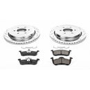 PowerStop Z23 Daily Driver Carbon-Fiber Ceramic Brake Pad and Drilled & Slotted