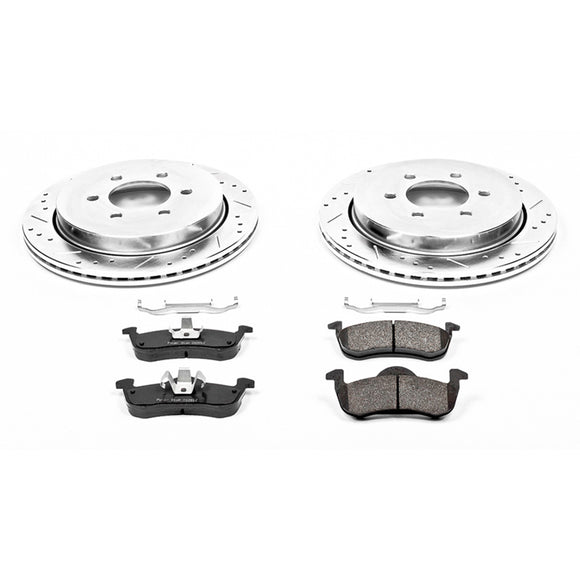 PowerStop Z23 Daily Driver Carbon-Fiber Ceramic Brake Pad and Drilled & Slotted