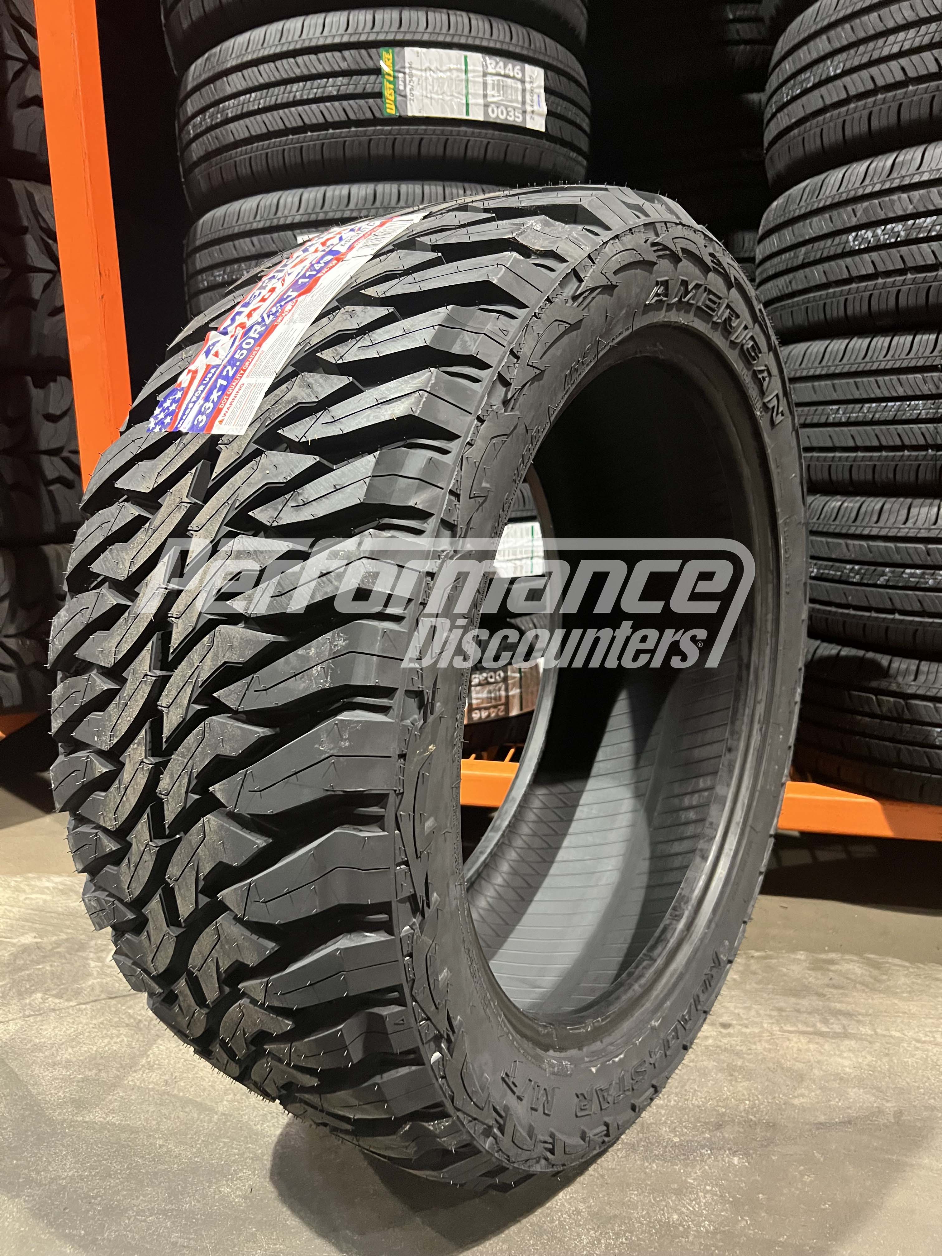 American Roadstar M/T Tire(s) 33X12.50R22 114Q LRF 33 12.50 22 3312.5022