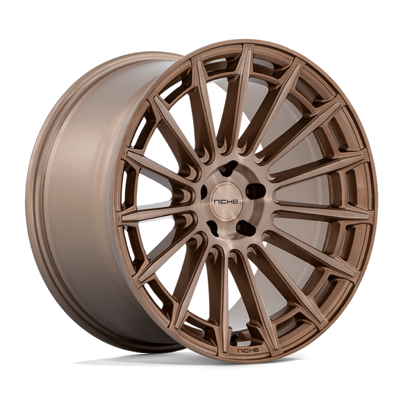 20X9 Niche 1PC M275 Amalfi Platinum Bronze 5X114.3 5X4.5 ET25 Wheel Rim