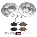 PowerStop Z23 Daily Driver Carbon-Fiber Ceramic Brake Pad and Drilled & Slotted