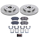PowerStop OE Stock Replacement Low-Dust Ceramic Brake Pad and Rotor Kit