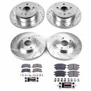 PowerStop Z23 Daily Driver Carbon-Fiber Ceramic Brake Pad and Drilled & Slotted