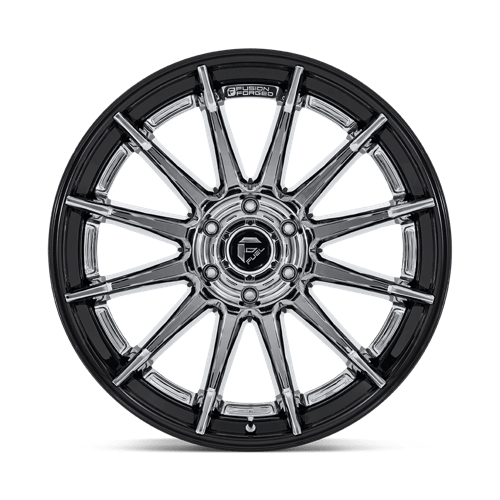 24x12 Fuel Off-Road FC403 Burn Chrome With Gloss Black Lip 5x127 ET-44 Wheel