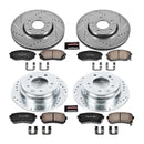 PowerStop Z23 Daily Driver Carbon-Fiber Ceramic Brake Pad and Drilled & Slotted