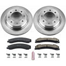 PowerStop OE Stock Replacement Low-Dust Ceramic Brake Pad and Rotor Kit