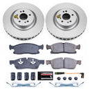 PowerStop Genuine Geomet Coated Rotor and Carbon-Fiber Ceramic Brake Pad Kit