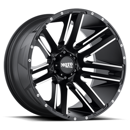 20x9 Moto Metal MO978 Razor Satin Black Machined 6x135 ET18 CB87.1 Wheel