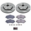 PowerStop OE Stock Replacement Low-Dust Ceramic Brake Pad and Rotor Kit