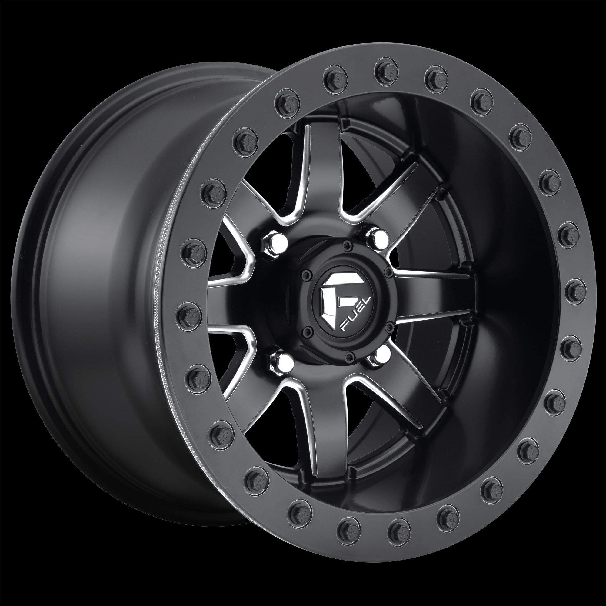 15X10 Fuel UTV D928 Maverick Beadlock Matte Black 4X137 ET0 wheel/rim