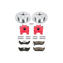 PowerStop Z23 Daily Driver Carbon-Fiber Ceramic Pads Drilled & Slotted Rotor & C