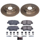 OE Stock Replacement Low-Dust Ceramic Brake Pad and Rotor Kit