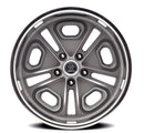18x9.5 Resto Del Ray Gun Metal Diamond Cut Lip 5x127 ET1 CB78.10 Wheel