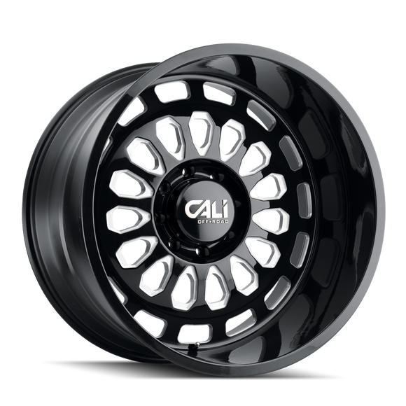 24X14 Cali Off-Road Paradox Black-Gloss Wheel/Rim 6x139.7 ET-76