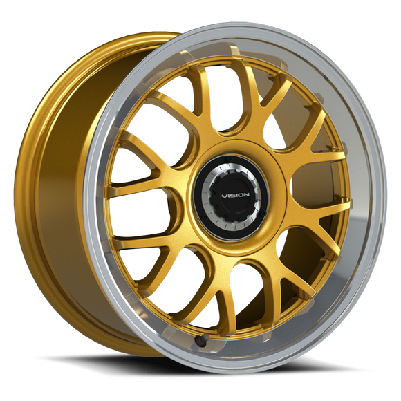 20x8.5 Vision 478 Alpine Gold Wheel 5x112 5x120 ET35 CB72.56