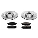 PowerStop Z23 Daily Driver Carbon-Fiber Ceramic Brake Pad and Drilled & Slotted