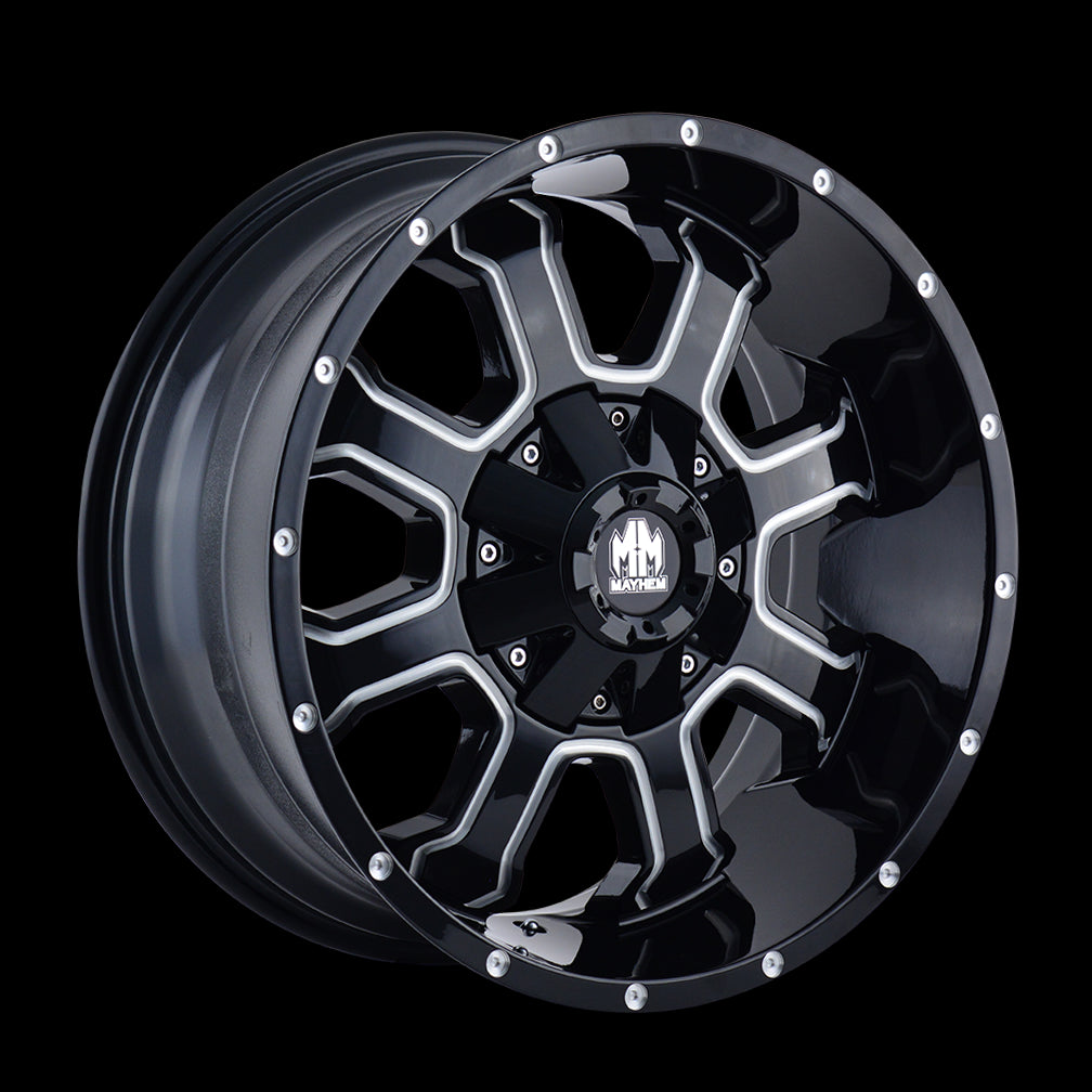 20x10 Mayhem Fierce Black-Gloss Wheel/Rim 5x127 8103-2152M - 0