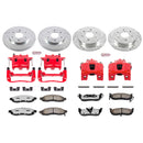 PowerStop Z36 Truck and SUV Ceramic Brake Pad, Drilled & Slotted Rotor, and Cali