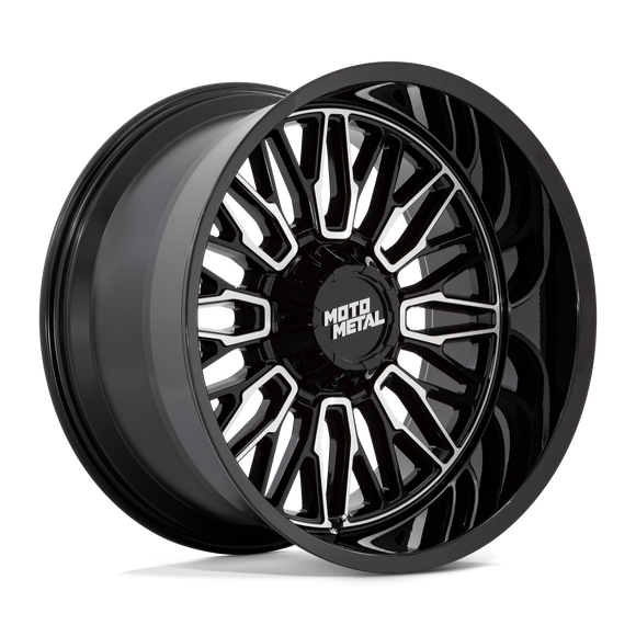 20X10 Moto Metal MO809 Stinger Black 5X127 5X139.7 5X5 5X5.5 ET-18 Wheel
