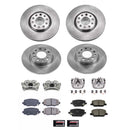 PowerStop OE Stock Replacement Low-Dust Ceramic Brake Pad, Rotor and Caliper Kit