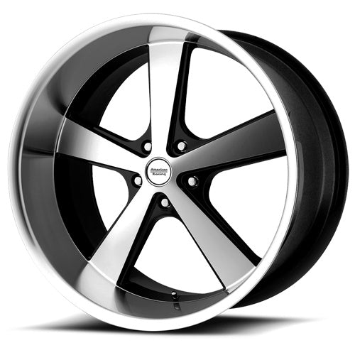 20x8.5 American Racing NOVA Black Wheel/Rim 5x127 20-8.5 5-127 ET0