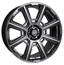 18X8 ENKEI STORM ANTHRACITE WHEEL/RIM  ET40 525-880-6540AP 5X114.3