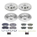 PowerStop OE Stock Replacement Low-Dust Ceramic Brake Pad and Rotor Kit