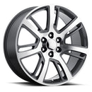 22x9 Replica Escalade Platinum Gun Metal Mach Face 6x139.7 ET31 wheel/rim