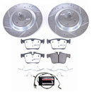 PowerStop Z36 Carbon-Fiber Ceramic Brake Pad with Drilled and Slotted Rotor Kit