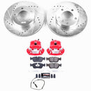 PowerStop Z23 Daily Driver Carbon-Fiber Ceramic Pads Drilled & Slotted Rotor & C