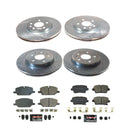 PowerStop Z23 Daily Driver Carbon-Fiber Ceramic Brake Pad and Drilled & Slotted