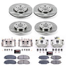PowerStop OE Stock Replacement Low-Dust Ceramic Brake Pad, Rotor and Caliper Kit