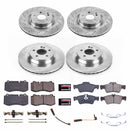 PowerStop OE Stock Replacement Low-Dust Ceramic Brake Pad and Rotor Kit