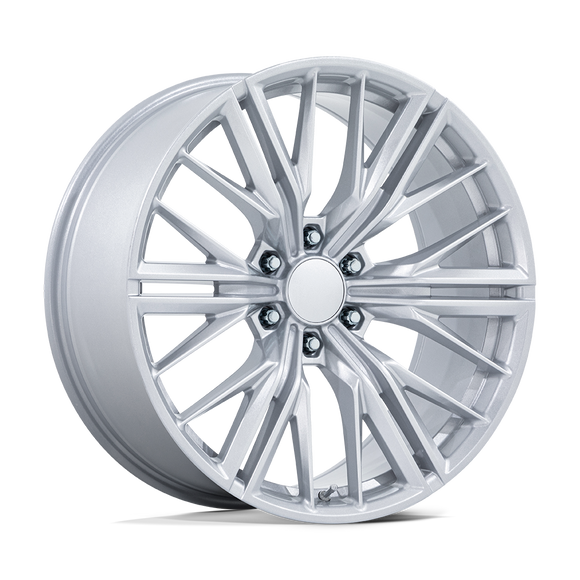 22X9.5 Performance Replicas PR227 Gloss Silver 6x139.7 ET18 Wheel Rim