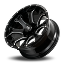 20x12 Hardrock BloodShot Xposed Gloss Black Milled 6x135 ET-44 wheel/rim-4