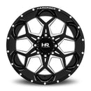 20x12 Hardrock Reckless Xposed Gloss Black Milled 8x165.1 ET-44 wheel/rim