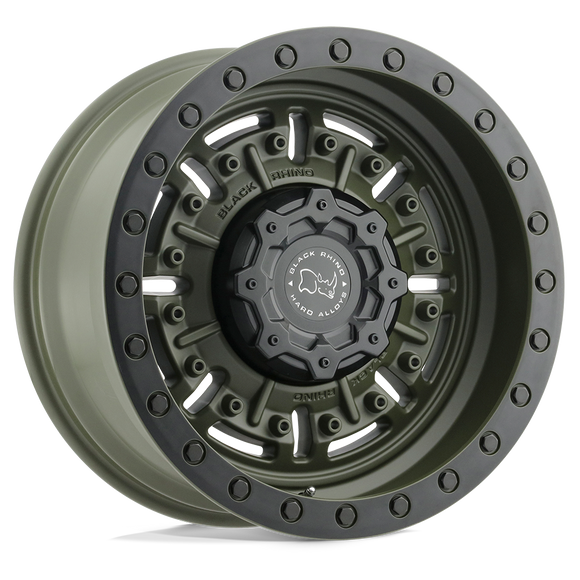 17x8.5 Black Rhino Abrams Olive Drab Green 6x139.7 ET-18.00 CB112.10 Wheel/Rim