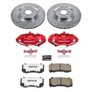 PowerStop Z26 Street Performance Ceramic Brake Pad, Drilled Slotted Rotor, and C