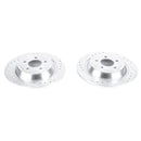 PowerStop Evolution Drilled Slotted Rotors Pair Rear For Ford Mustang