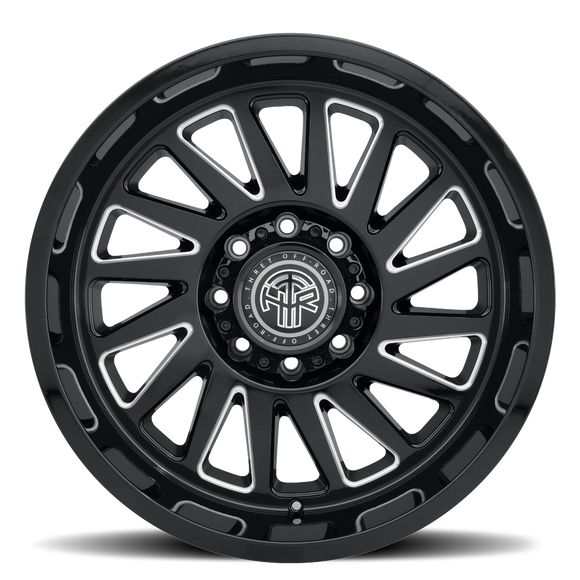 20x10 Thret Offroad Omega-902 Gloss Black/Milled Wheel 8x165.1 ET-21 CB125.2