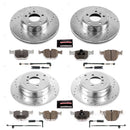 PowerStop Z26 Street Performance Ceramic Brake Pad and Drilled & Slotted Rotor K